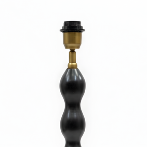 Ripple Wood Table Lamp - Dark Wood Finish ( Base Only )