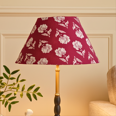30 CM Cherry Blossom Cotton Lampshade - Empire ( Shade Only )