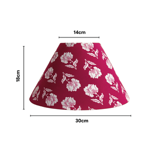 30 CM Cherry Blossom Cotton Lampshade - Empire ( Shade Only )