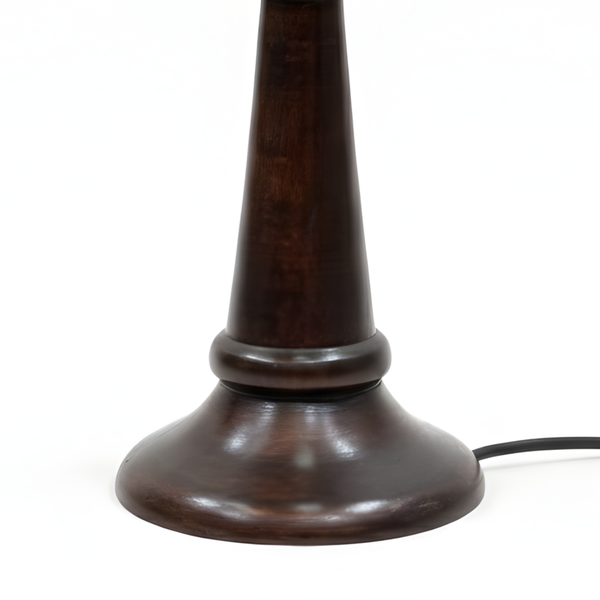 Fable Wood Table Lamp - Dark Wood Finish ( Base Only)