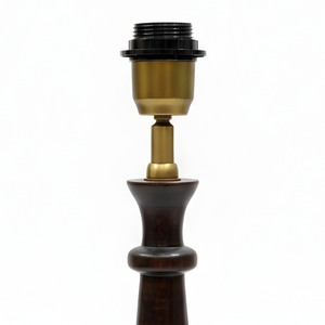 Fable Wood Table Lamp - Dark Wood Finish ( Base Only)