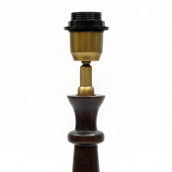 Fable Wood Table Lamp - Dark Wood Finish ( Base Only)