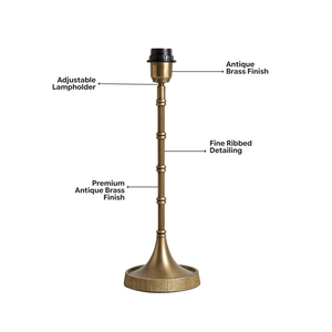 Pixie Metal Table Lamp - Antique Brass Finish ( Base Only )