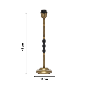 Ophelia Metal Table Lamp - Antique Brass ( Base Only )