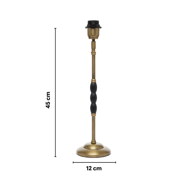 Ophelia Metal Table Lamp - Antique Brass ( Base Only )