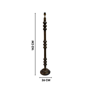 Juno Wood Floor Lamp - Natural Wood Finish (Base Only)
