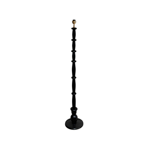 Hazel Wood Floor Lamp - Ebony Finish (Base Only)
