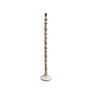 Orla Wood Floor Lamp - Whitewash Finish (Base Only)