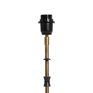 Lily Metal Table Lamp - Antique Brass & Matte Black ( Base Only )