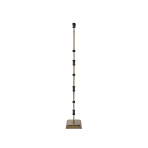 Lily Floor Lamp - Antique Brass & Matte Black (Base Only)