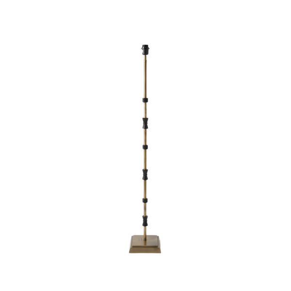 Lily Floor Lamp - Antique Brass & Matte Black (Base Only)