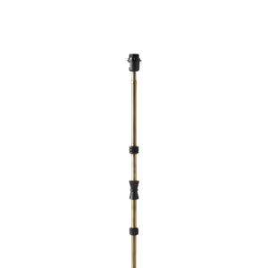 Lily Floor Lamp - Antique Brass & Matte Black (Base Only)