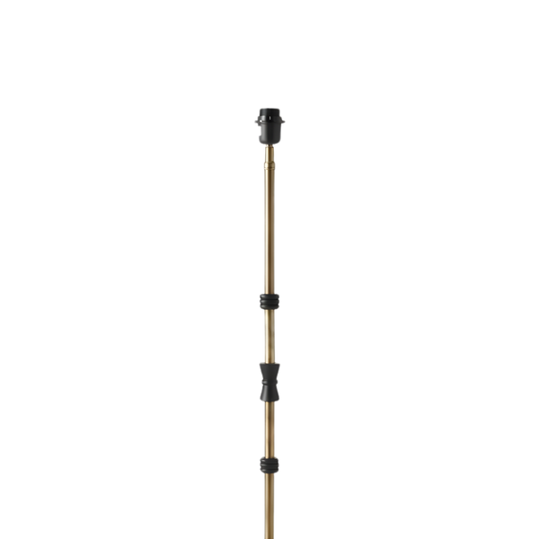 Lily Floor Lamp - Antique Brass & Matte Black (Base Only)