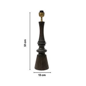 Celestia Wood Table Lamp - Natural Wood ( Base Only)