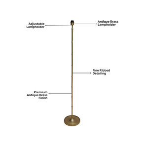 Pixie Floor Lamp - Antique Brass (Base Only)