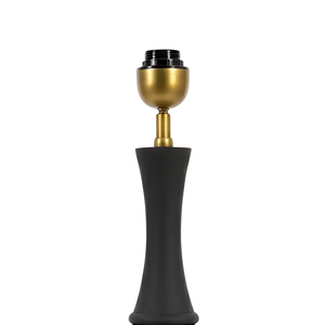 Celestia Wood Table Lamp - Matte Black Wood Finish ( Base Only )