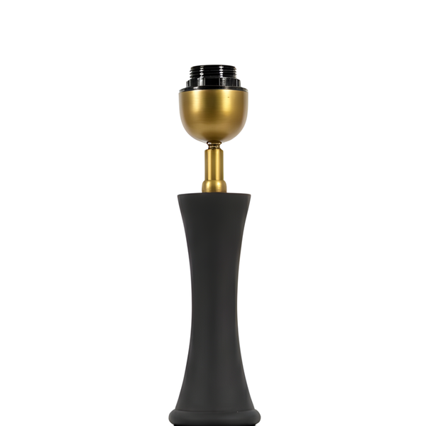 Celestia Wood Table Lamp - Matte Black Wood Finish ( Base Only )