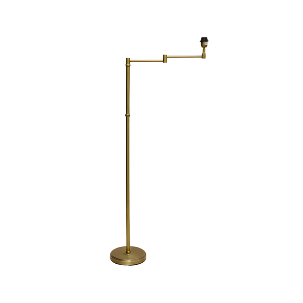 Alpha Floor Lamp - Antique Brass (Base Only)