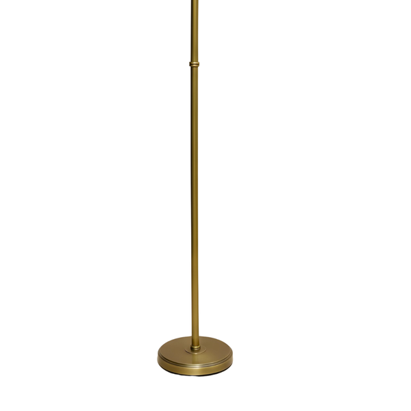 Alpha Floor Lamp - Antique Brass (Base Only)