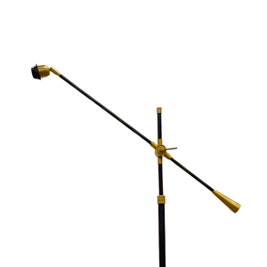 Gama Floor Lamp - Antique Brass & Matte Black (Base Only)