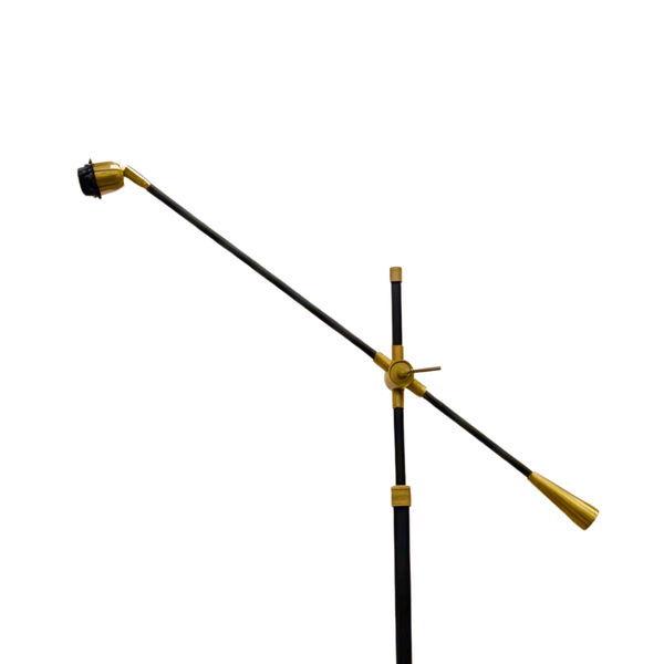 Gama Floor Lamp - Antique Brass & Matte Black (Base Only)