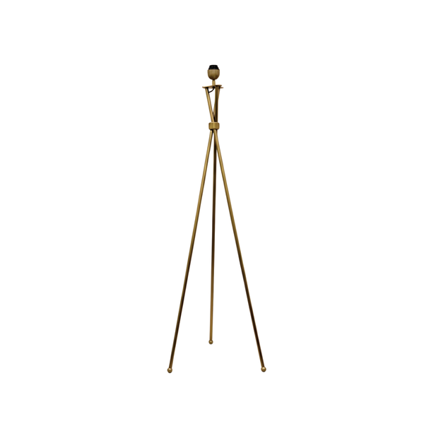 Tripod Floor Lamp - Antique Brass (Base Only)