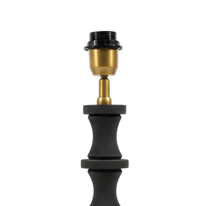 Nova Wood Table Lamp - Matte Black Wood Finish ( Base Only )