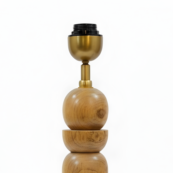 Solace Wood Table Lamp - Natural Wood ( Base Only )