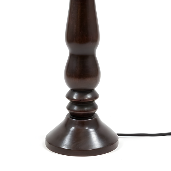 Orla Wood Table Lamp - Dark Wood Finish ( Base Only )