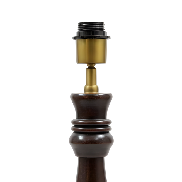 Orla Wood Table Lamp - Dark Wood Finish ( Base Only )