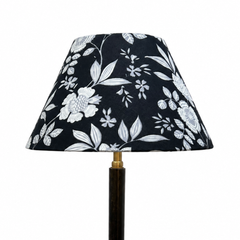 30 CM Midnight Blossom Cotton Lampshade - Empire ( Shade Only )