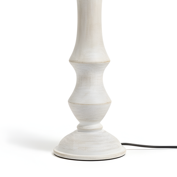 Eliza Wood Table Lamp - Whitewash Wood Finish ( Base Only )