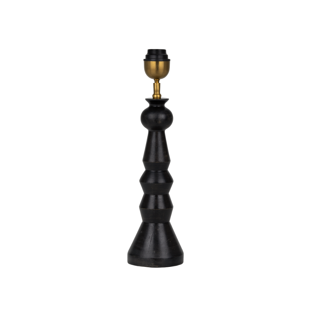 Fenix Wood Table Lamp - Dark Wood Finish ( Base Only )