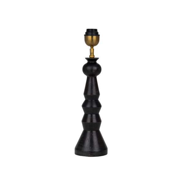 Fenix Wood Table Lamp - Dark Wood Finish ( Base Only )