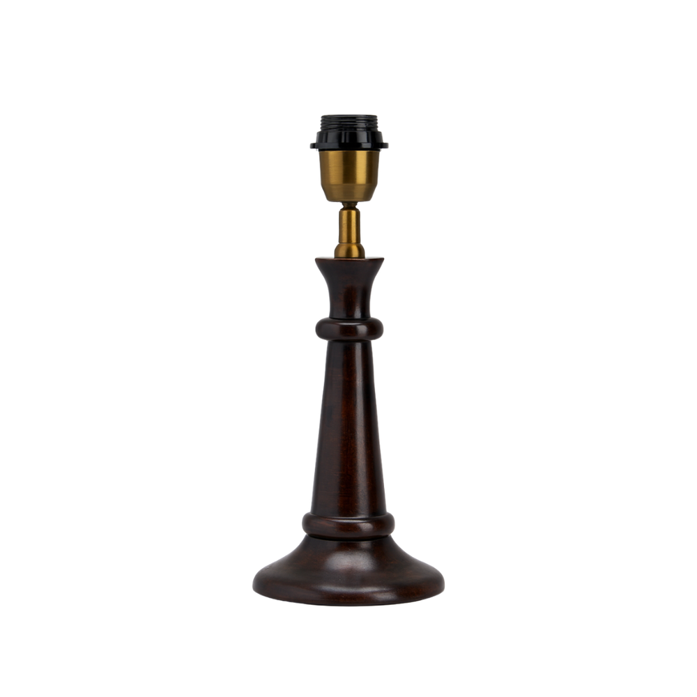 Fable Wood Table Lamp - Dark Wood Finish ( Base Only)