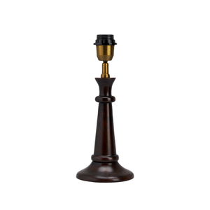 Fable Wood Table Lamp - Dark Wood Finish ( Base Only)
