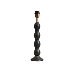 Ripple Wood Table Lamp - Dark Wood Finish ( Base Only )
