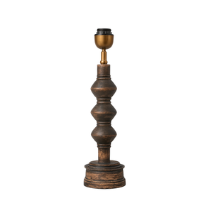 Juno Wood Table Lamp - Dark Natural Wood ( Base Only )