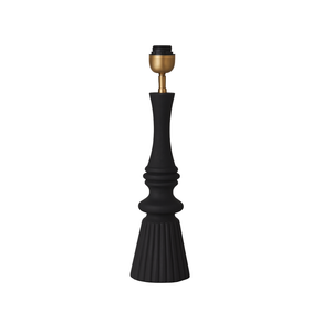 Celestia Wood Table Lamp - Matte Black Wood Finish ( Base Only )