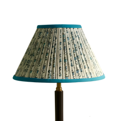 30 cm Blue Willow Cotton Lampshade - Empire  ( Shade Only )